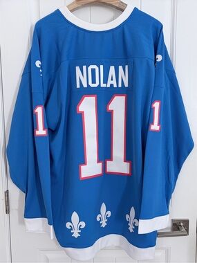 BNWT Authentic Nordiques Owen Nolan Mitchell & Ness Vintage Jersey Size 3XL